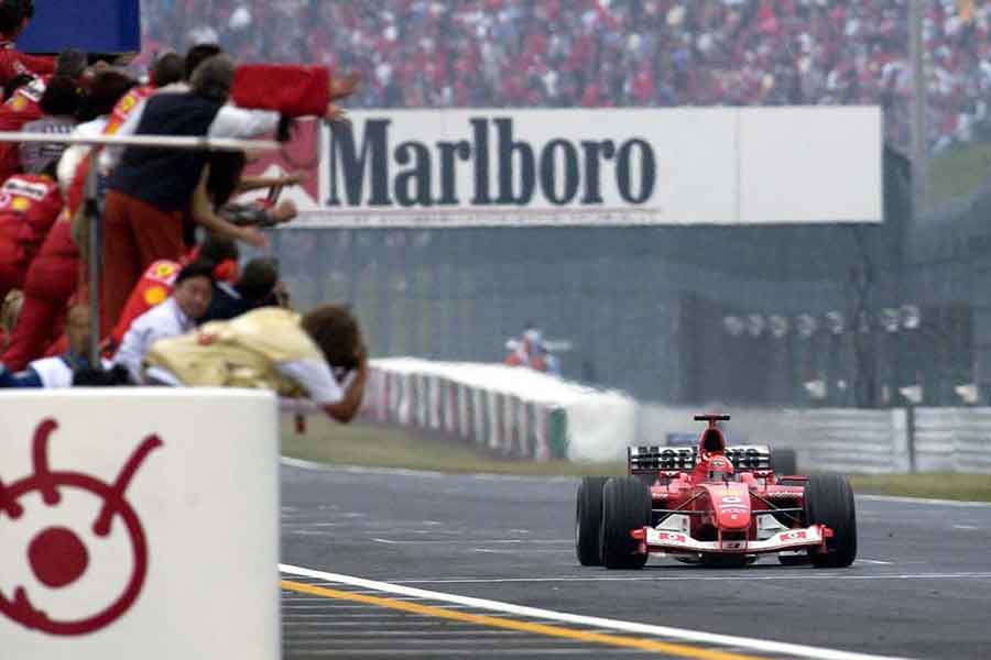 Michael Suzuka formula Ferrari F2003 cars information