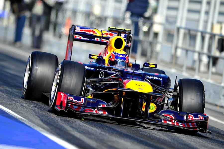 Mark Webber Red Bull RB8 2012