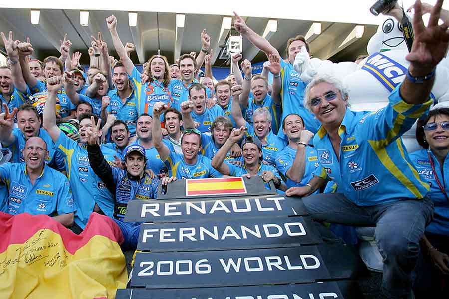 Renault formula team in 2006 Renault formula team 2006