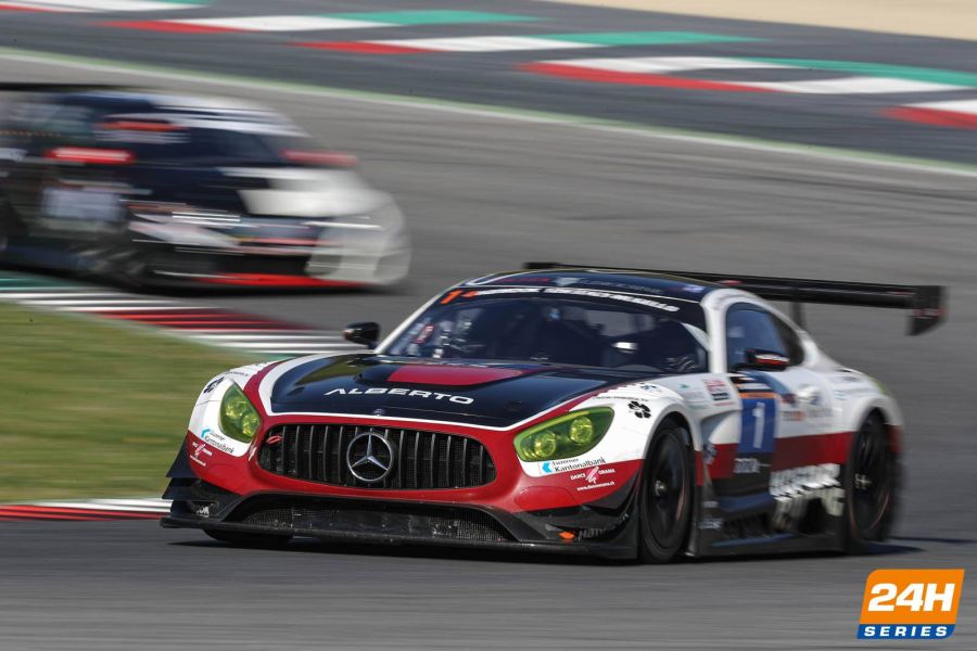 Hofor Racing's #1 Mercedes at Mugello