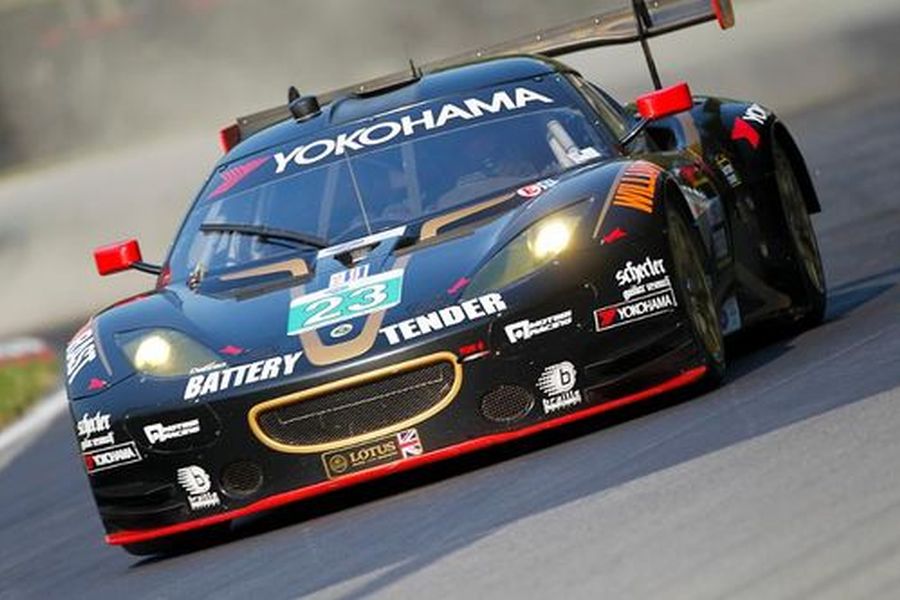 In 2012, AJR was runnng Lotus Evora GTE in the ALMS