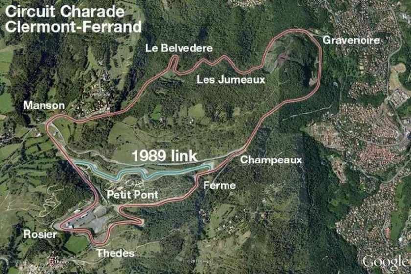 Charade, Comparison of the original circuit and current layout