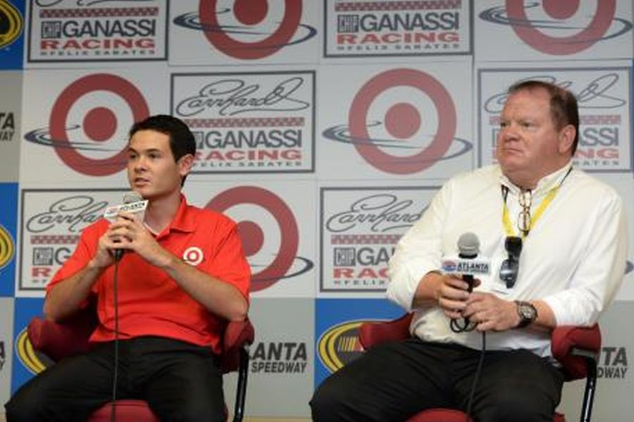 Kyle Larson and Chip Ganassi