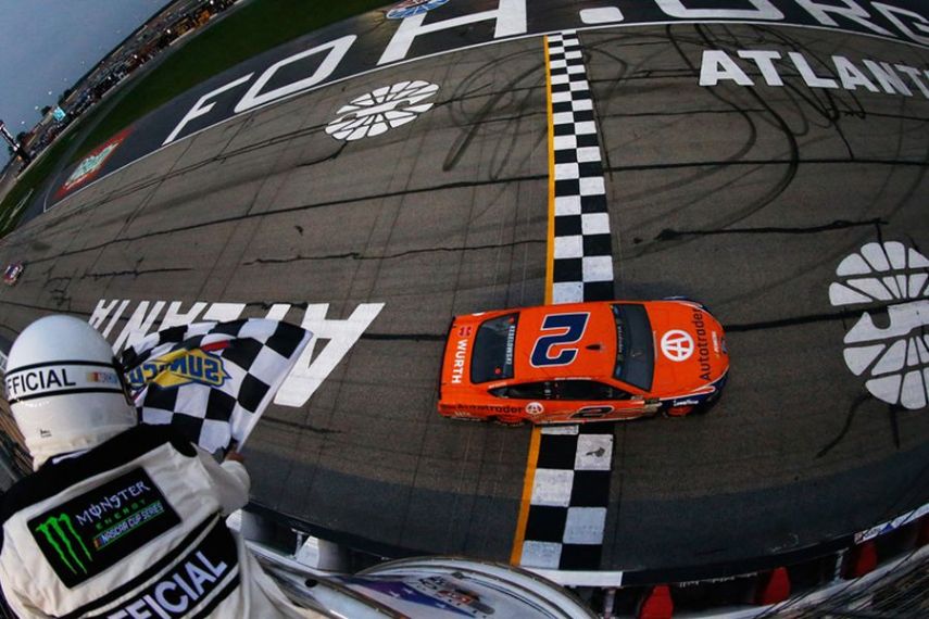 Brad Keselowski wins at Atlanta