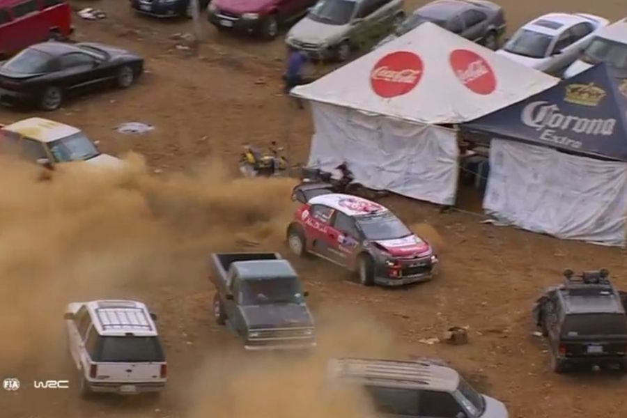 2017 Rally Mexico, Kris Meeke's off-road at Power Stage