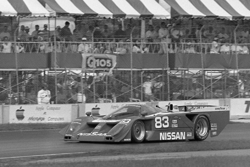 The #83 Nissan GTP ZX-T in 1989