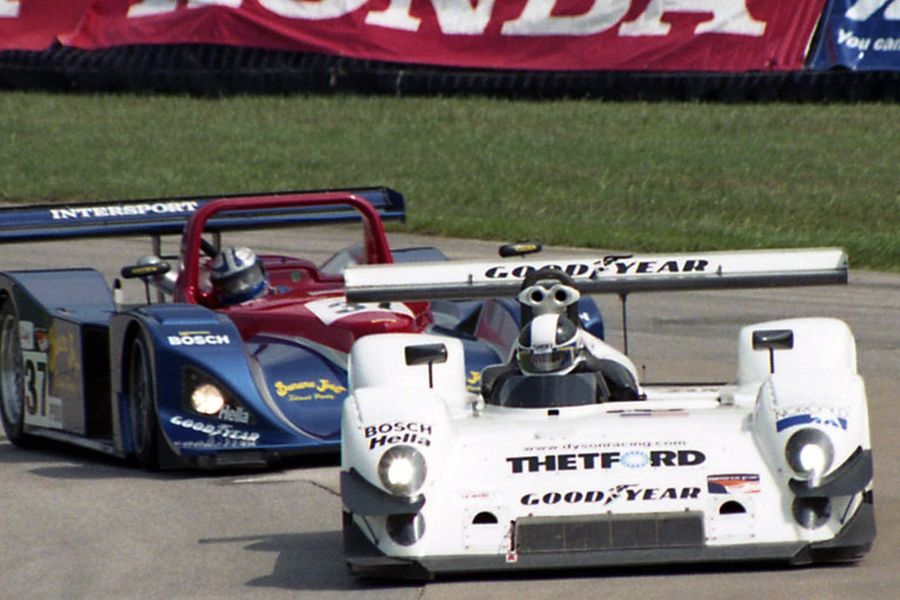 James Weaver was a champion in 2001 with Riley &ampScott Mk III