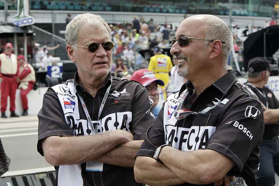 David Letterman Bobby Rahal indycar