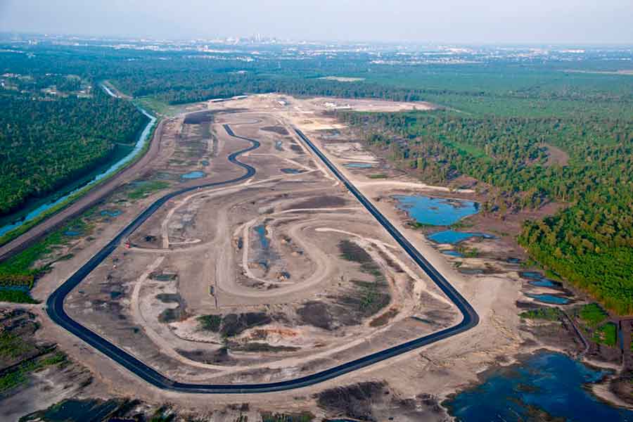 NOLA Motorsports Park construction Nola Motorsports Park Louisiana New Orleans race track kart Avondale time like course drive sports