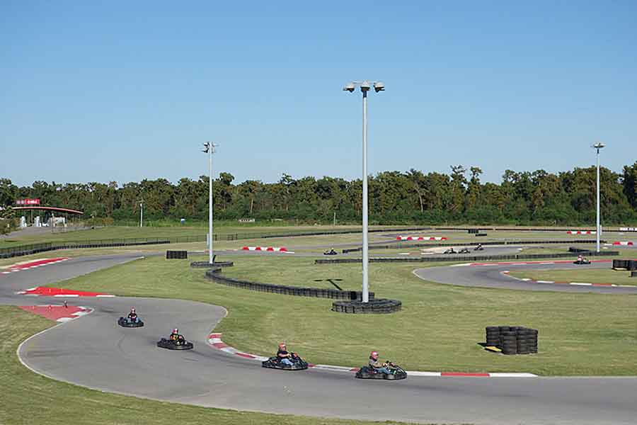 NOLA Motorsports Park kart track NOLA Motorsports Park karting karts Avondale race track New Orleans day kart view great best