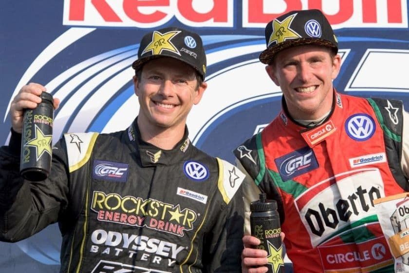 Tanner Foust and Scott Speed