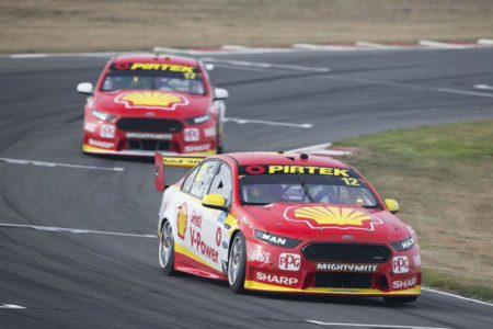 DJR Team Penske's Fords at Symmons Plains Raceway