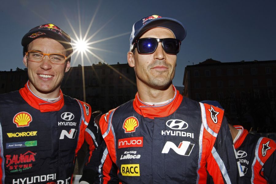 Double podium for Hyundai - Thierry Neuville and Dani Sordo