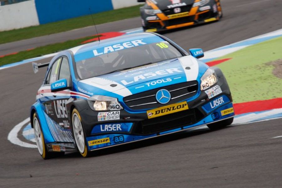 Aiden Moffat scored his maiden BTCC victory at Donington Park