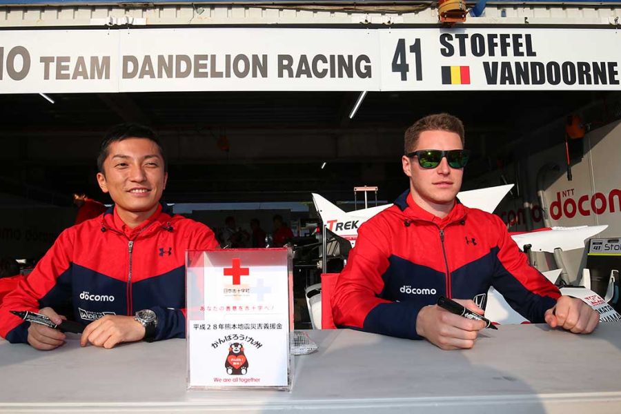 Tomoki Nojiri and Stoffel Vandoorne in 2016, Dandelion Racing
