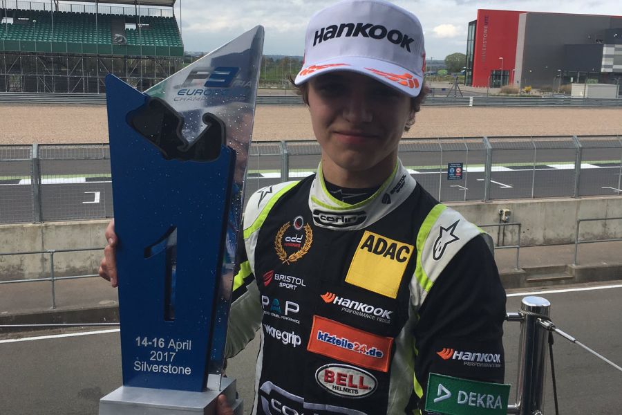 Lando Norris, F3 Silverstone, race 1 winner