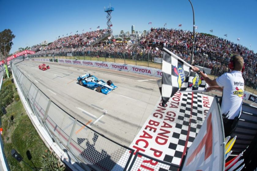 Toyota Grand Prix, view from the top