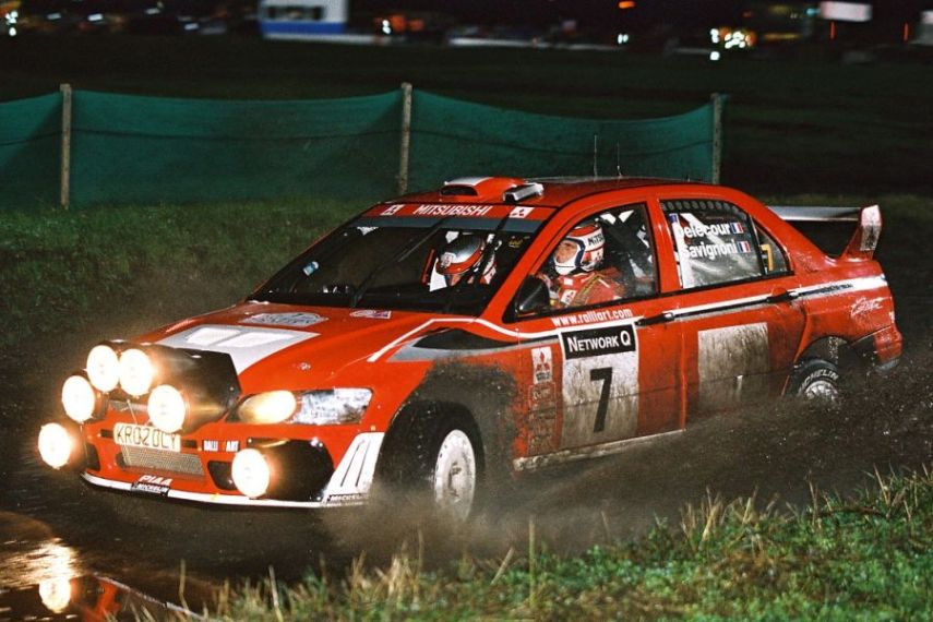 Francois Delecour, Mitsubishi Lancer WRC2