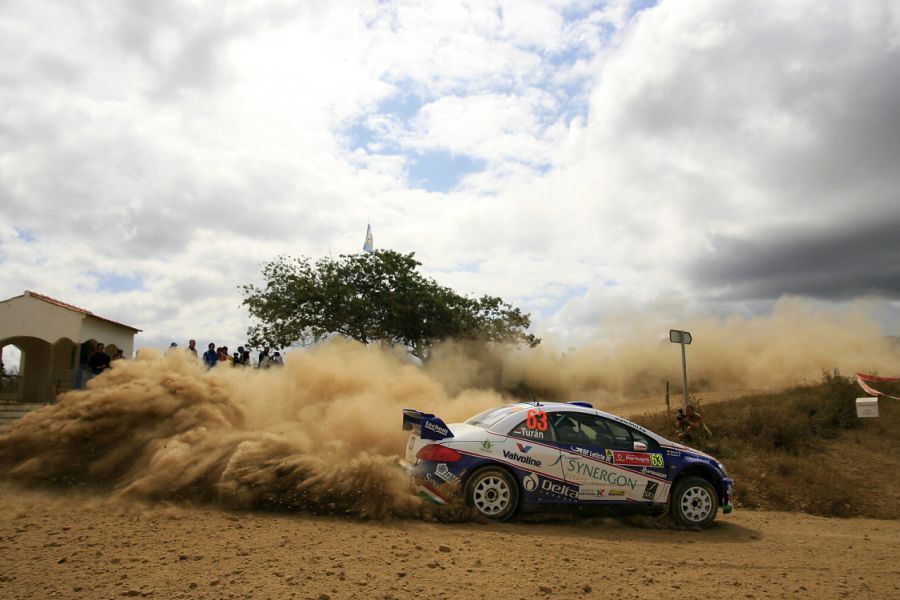 Peugeot 307 WRC, Frigyes Turan at 2010 Rally Portugal