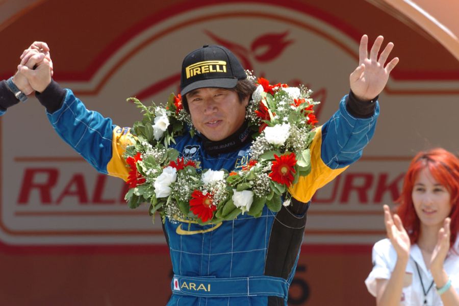 Toshi Arai - Production class World rally champion in 2005