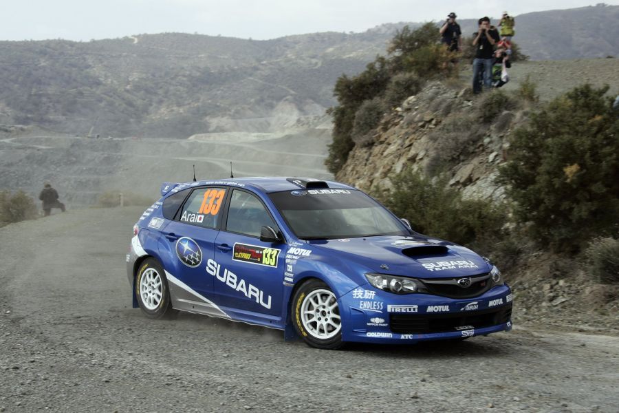 Toshi Arai's Subaru Impreza in 2011