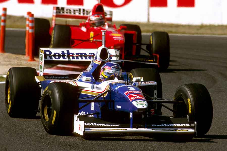 1997 Formula Williams cars page racing grand prix Villeneuve