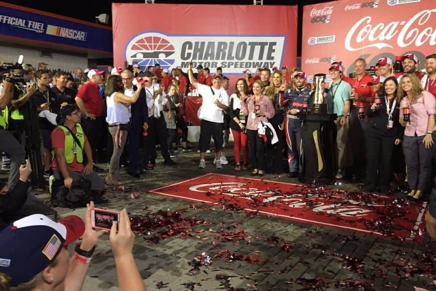 Coca-Cola 600 victory lane, Austin Dillon