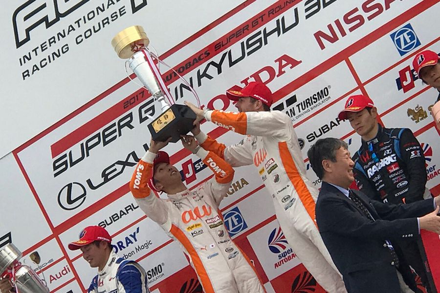 2017 Super GT Autopolis GT500 podium