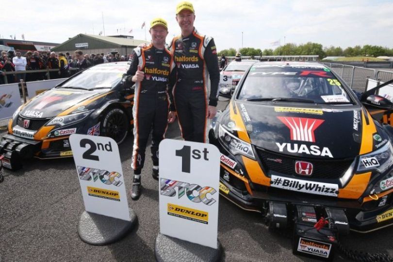 BTCC Thruxton, 1-2 Honda