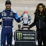 Martin Truex Jr at Kansas Speedway