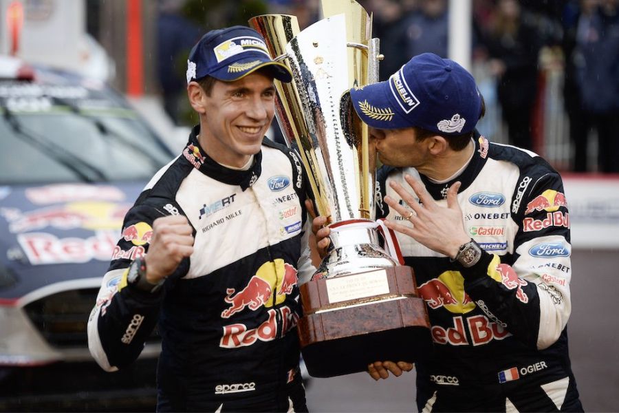 Julien Ingrassia and Sebastien Ogier, 2017 Rally Portugal winners