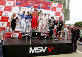 2017 British GT Snetterton podium