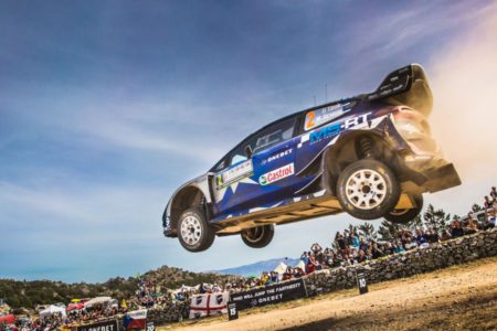 Ott Tanak is flying at Rally Italia Sardegna
