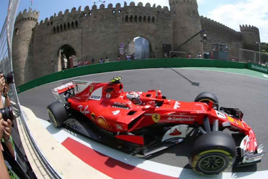 Kimi Raikkonen Ferrari 2017 Baku
