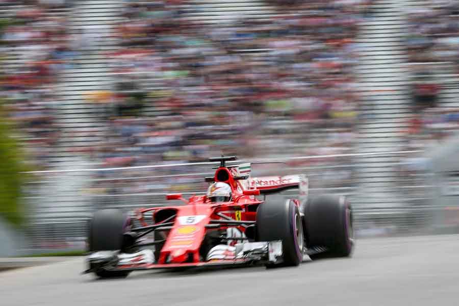Sebastian Vettel Ferrari 2017 Canada