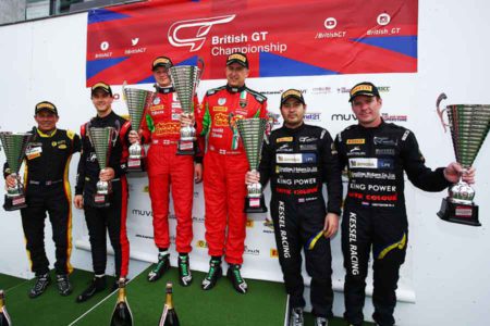 2017 British GT podium race 1