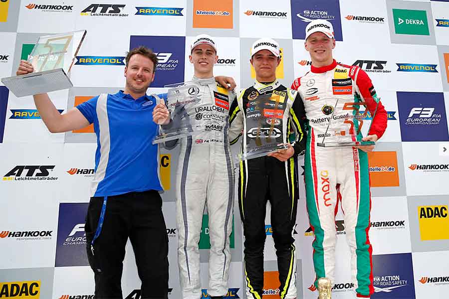 Formula 3 podium Norisring 2017