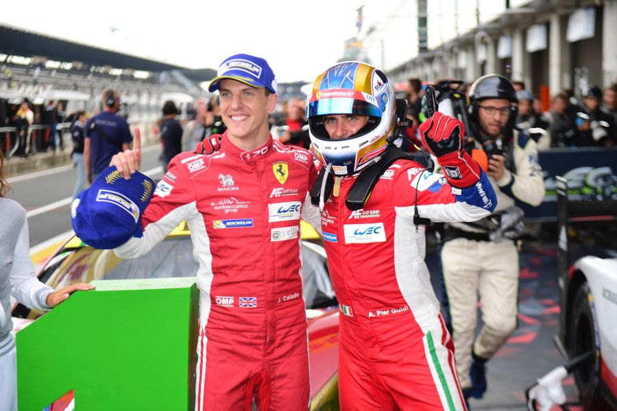 GTE Pro winners: James Calado and Alessandro Pier Guidi