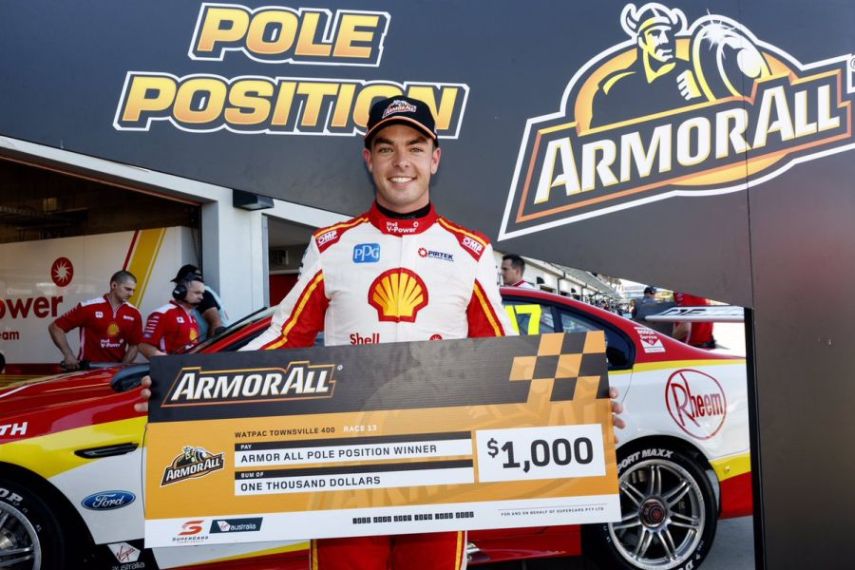 Scott McLaughlin, pole position at Townsville