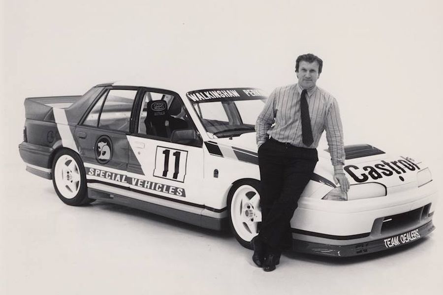 Tom Walkinshaw and the first HSV racing Commodore VL Group A