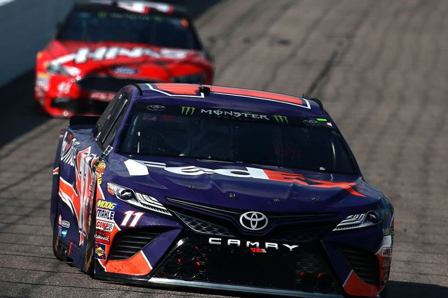 Denny Hamlin wins Overton's 301 at New Hampshire