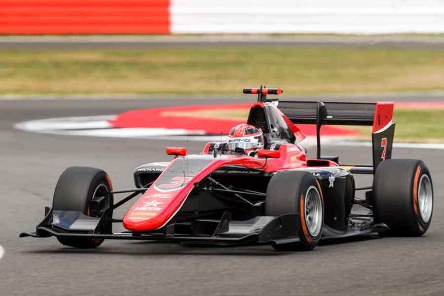 George Russell 2017 Silverstone