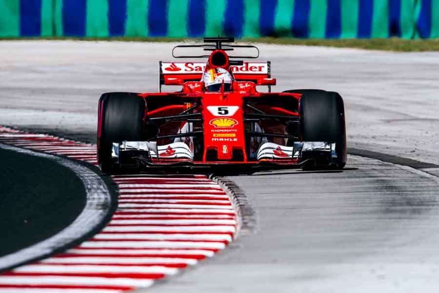 Sebastian Vettel wins Hungarian Grand Prix Ferrari