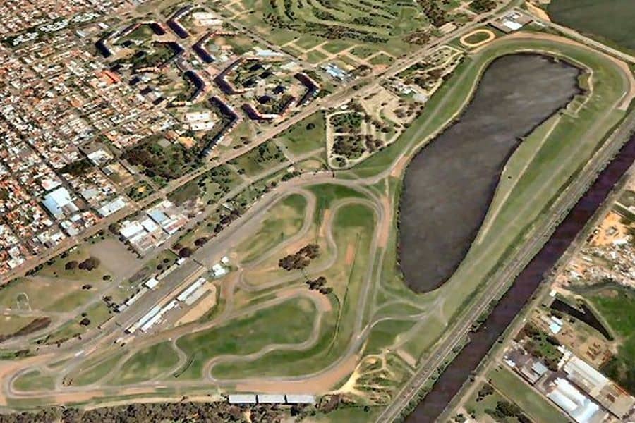 Aerial view at Autodromo de Buenos Aires