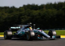 Lewis Hamilton at Spa-Francorchamps