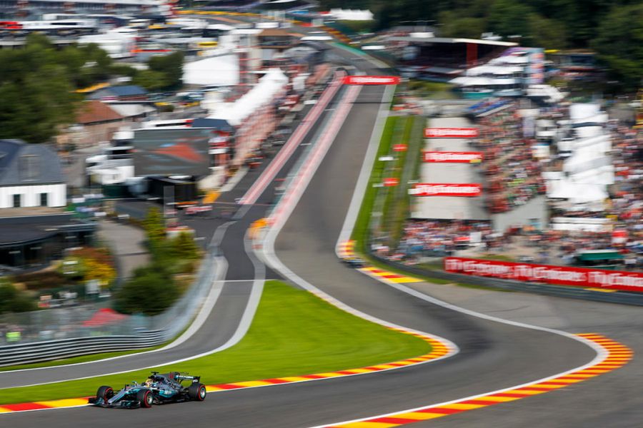 ¸Lewis Hamilton at Spa-Francorchamps
