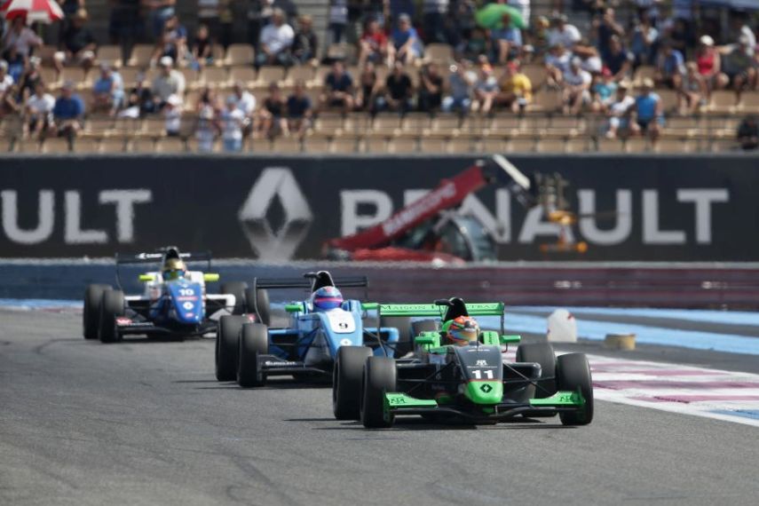 11 FENESTRAZ Sacha (fra) Eurocup Renault FR 2.0L team Josef Kaufmann racing action during the 2017 Formula Renault 2.0 at Paul Ricard HTTT, Le Castellet