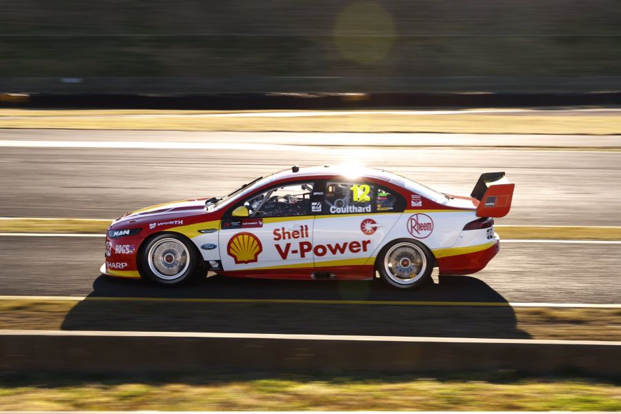 Fabian Coulthard wins the first race of the Sydney SuperSprint