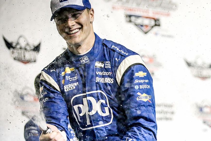 Josef Newgarden wins at Gateway Motorsports Park