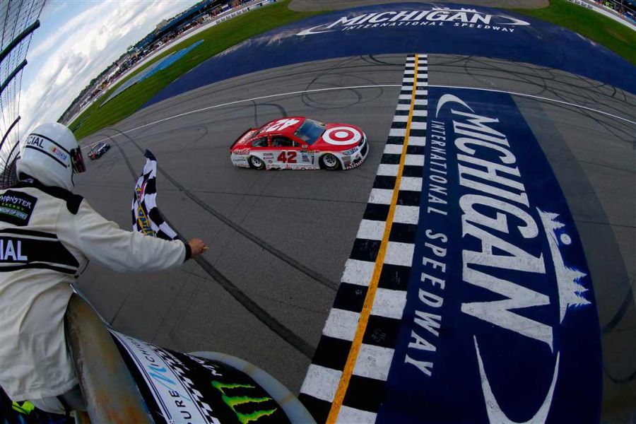 Kyle Larson wins 2017 Pure Michigan 400